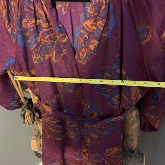 Tucker Boho Fall Midi Dress Size S - Picture 7 of 7